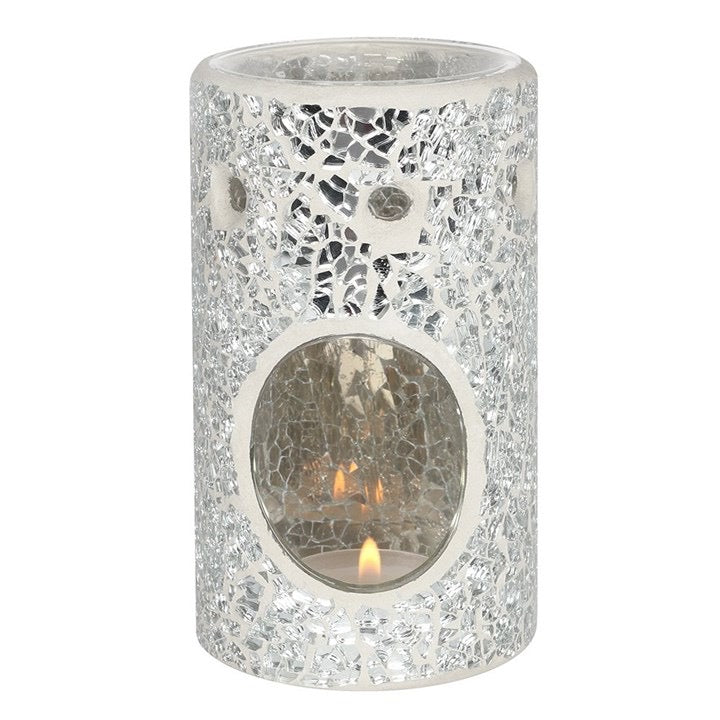 Pillar Crackle Glass Burner