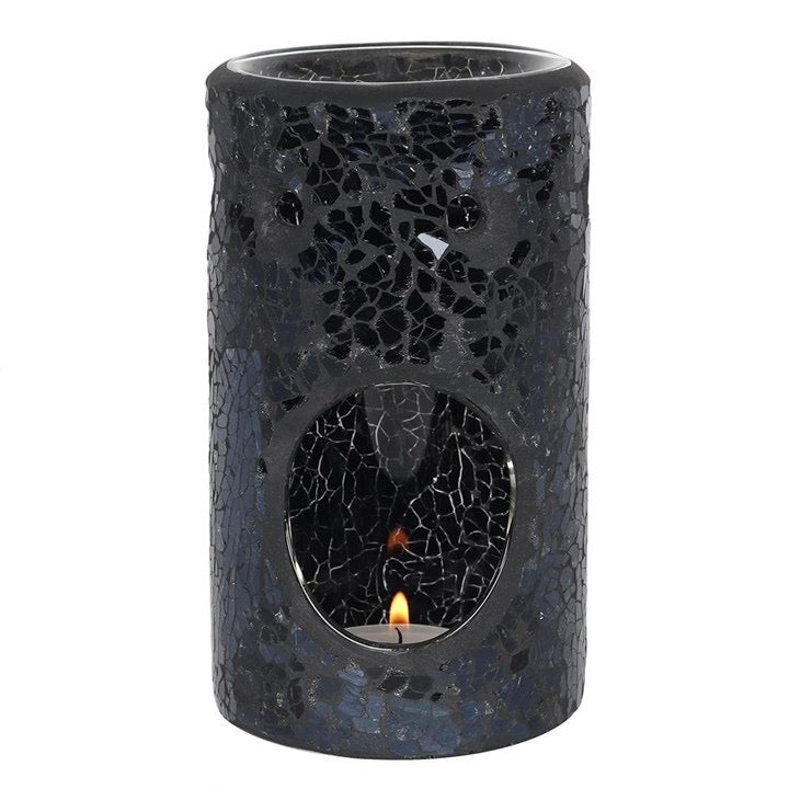 Pillar Crackle Glass Burner