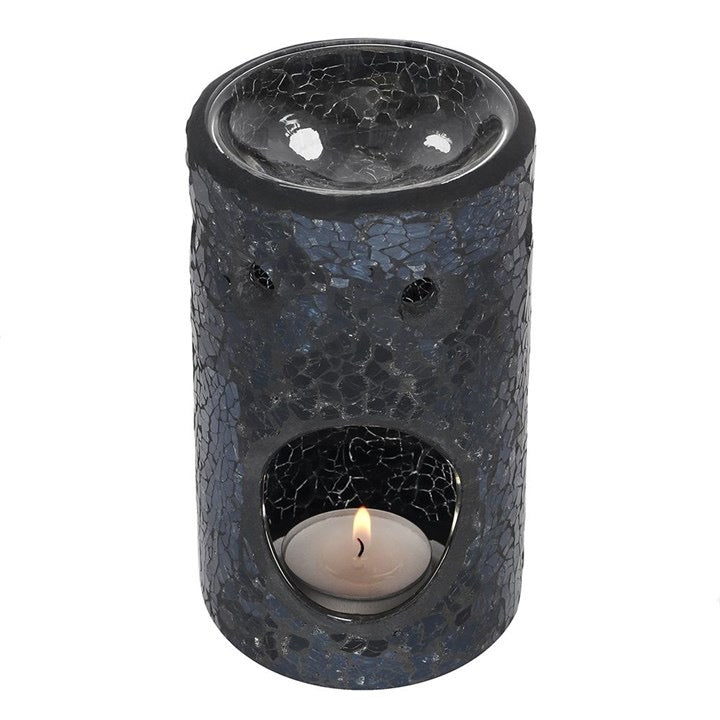 Pillar Crackle Glass Burner