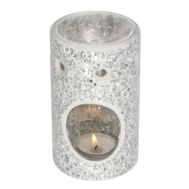 Pillar Crackle Glass Burner